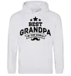 Мужская толстовка (худи) Best grandpa in the world Серый меланж Мужская толстовка (худи) Best grandpa in the world Серый меланж фото