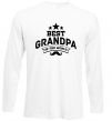 Реглан Best grandpa in the world Белый фото