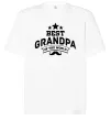 Футболка Оверсайз Best grandpa in the world Білий фото
