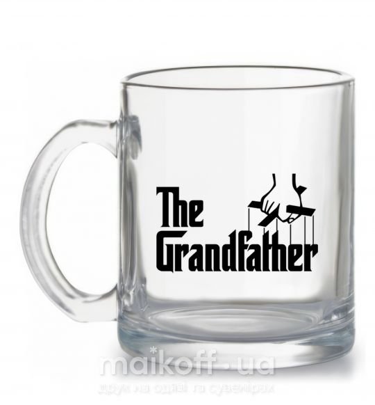 Чашка скляна The grandfather Прозорий фото