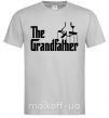 Мужская футболка The grandfather Серый фото