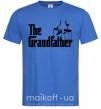 Мужская футболка The grandfather Ярко-синий фото