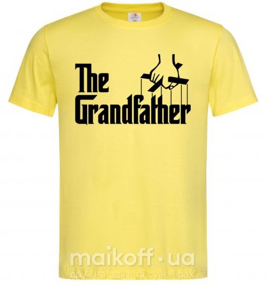 Чоловіча футболка The grandfather Лимонний фото