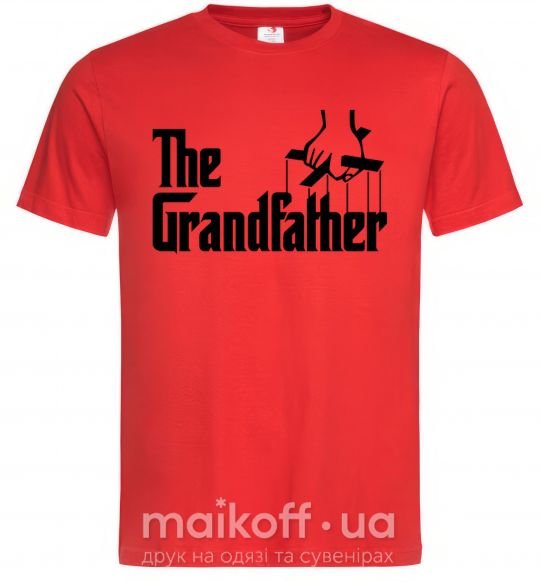 Мужская футболка The grandfather Красный фото
