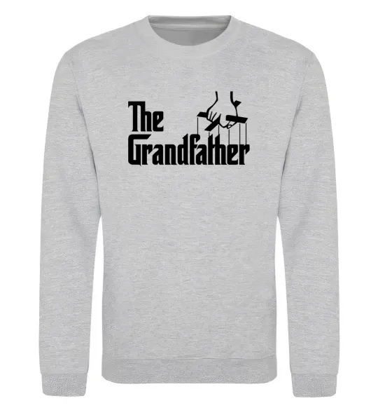 Світшот The grandfather Сірий меланж фото