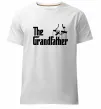 Мужская премиум футболка The grandfather Белый фото