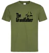 Мужская футболка The grandfather Оливковый Мужская футболка The grandfather Оливковый фото