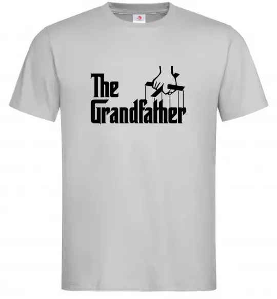 Мужская футболка The grandfather Серый фото