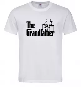 Мужская футболка The grandfather Белый фото