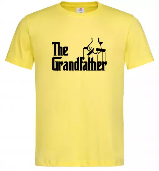 Мужская футболка The grandfather Лимонный фото