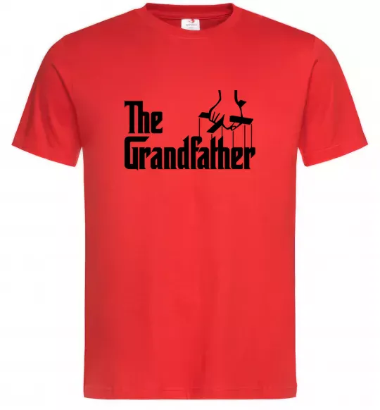 Мужская футболка The grandfather Красный фото