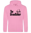 Мужская толстовка (худи) The grandfather Розовый фото
