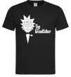 Чоловіча футболка The grandfather Rick Чорний Чоловіча футболка The grandfather Rick Чорний фото