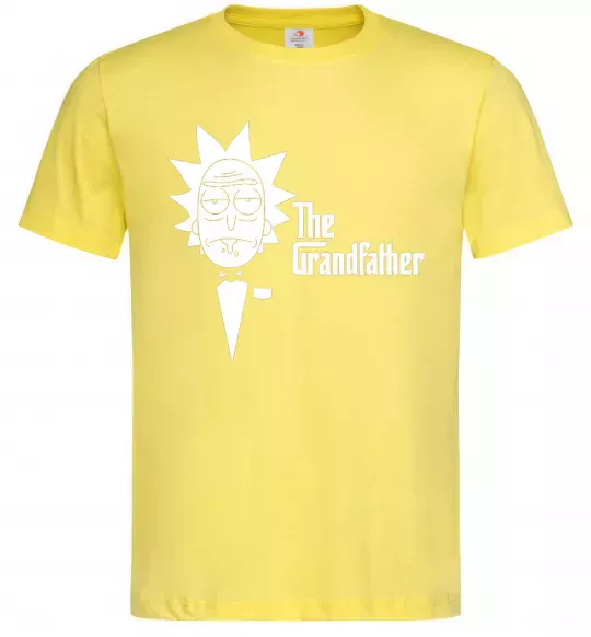 Чоловіча футболка The grandfather Rick Лимонний фото