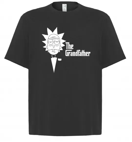 Футболка Оверсайз The grandfather Rick Чорний фото