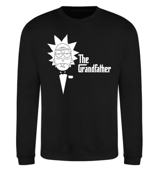 Свитшот The grandfather Rick Черный фото