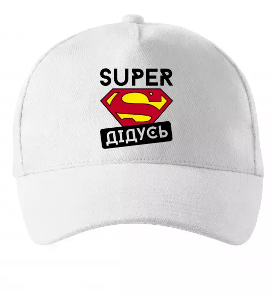 Кепка Super дідусь Белый фото