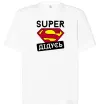 Футболка Оверсайз Super дідусь Белый фото