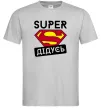 Мужская футболка Super дідусь Серый фото