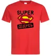 Мужская футболка Super дідусь Красный фото