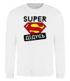 Свитшот Super дідусь Белый фото