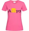 Жіноча футболка Anya Яскраво-рожевий Жіноча футболка Anya Яскраво-рожевий фото