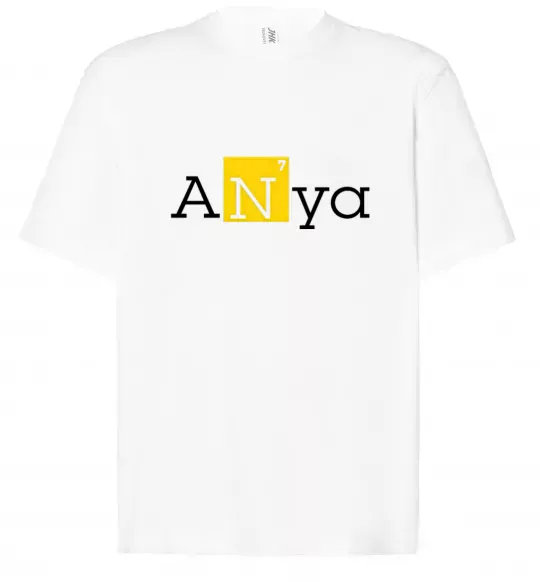 Футболка Оверсайз Anya Белый фото