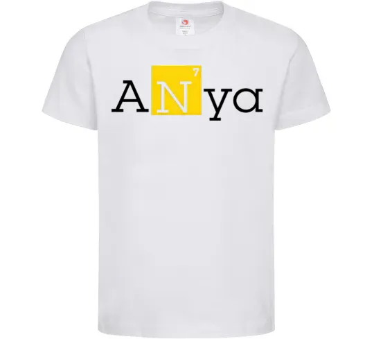 Детская футболка Anya Белый фото