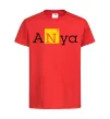 Дитяча футболка Anya Червоний фото