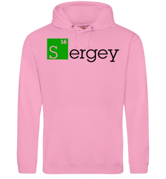 Чоловіча толстовка (худі) Sergey Рожевий фото