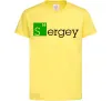 Дитяча футболка Sergey Лимонний Дитяча футболка Sergey Лимонний фото