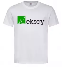 Мужская футболка Alexey Белый Мужская футболка Alexey Белый фото