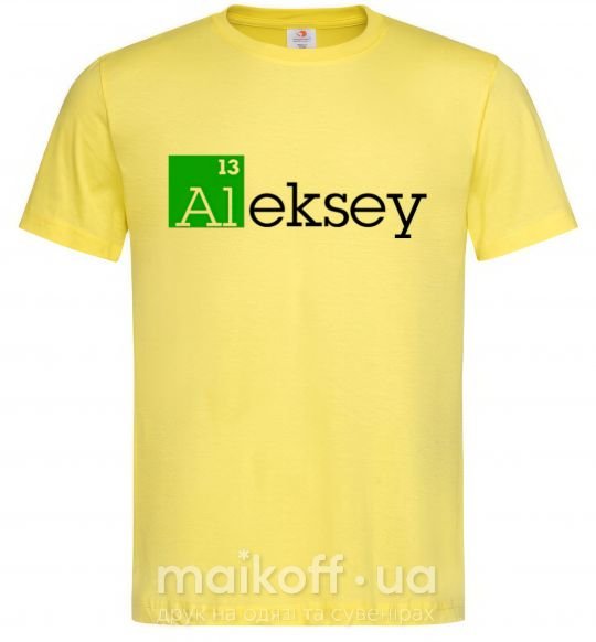 Мужская футболка Alexey Лимонный фото