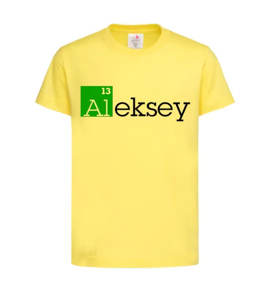 Детская футболка Alexey Лимонный фото