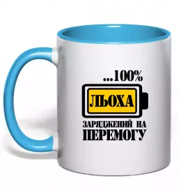 Чашка с цветной ручкой