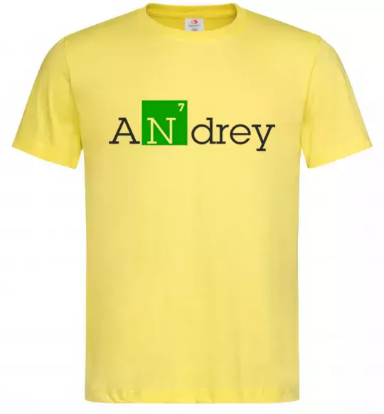 Чоловіча футболка Andrey Лимонний фото