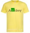 Мужская футболка Andrey Лимонный фото