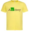 Чоловіча футболка Andrey Лимонний фото