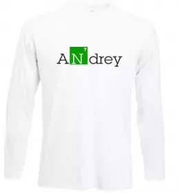 Лонгслив Andrey Белый фото