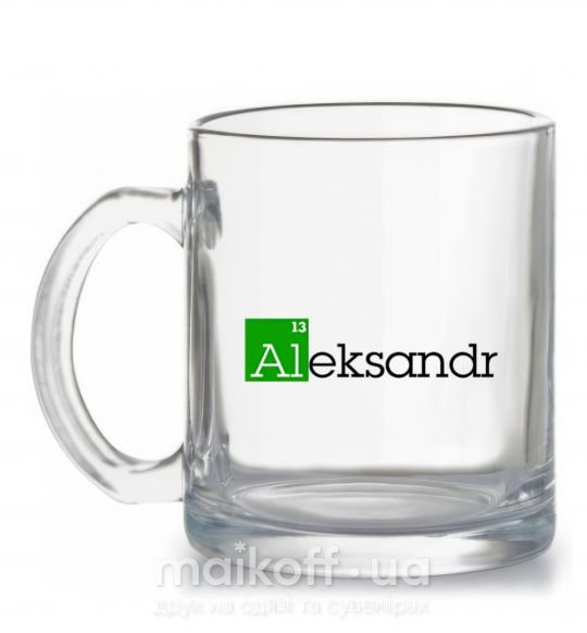 Чашка стеклянная Aleksandr Прозрачный фото