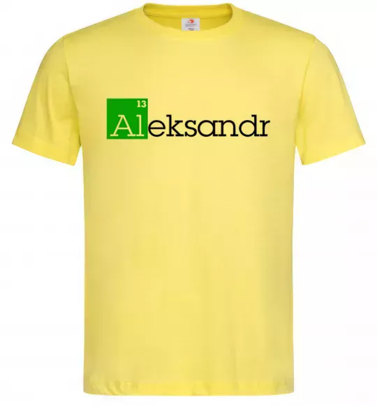 Чоловіча футболка Aleksandr Лимонний фото