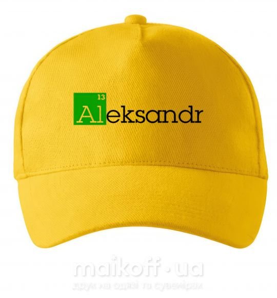 Кепка Aleksandr Сонячно жовтий фото