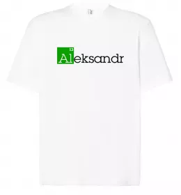 Футболка Оверсайз Oleksandr the myth the legend Черный фото