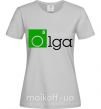 Женская футболка Olga Серый фото