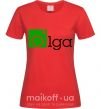 Женская футболка Olga Красный фото