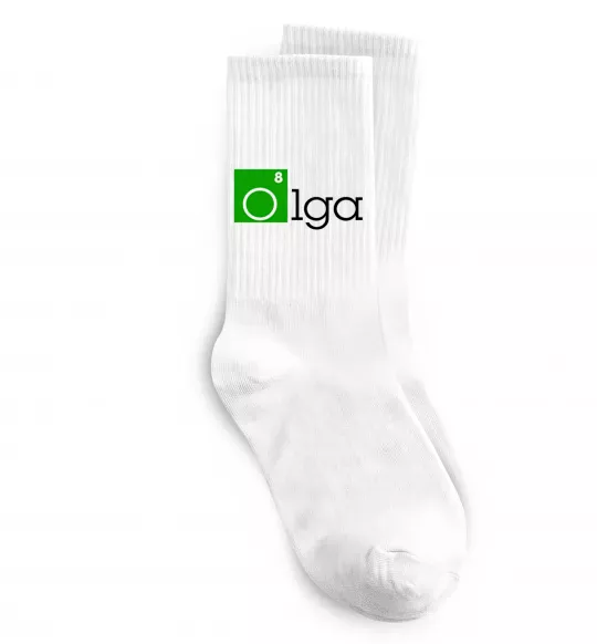 Носки Olga Белый фото