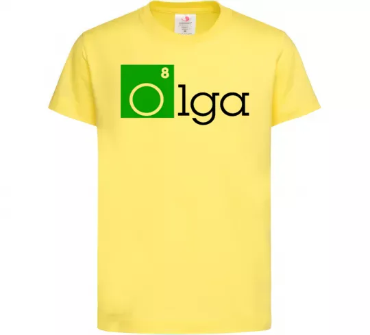 Детская футболка Olga Лимонный фото