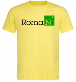 Мужская футболка Roman Лимонный фото