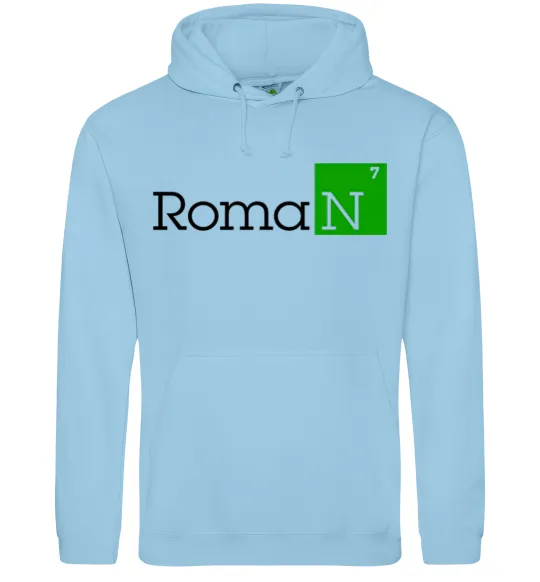 Чоловіча толстовка (худі) Roman Блакитний фото