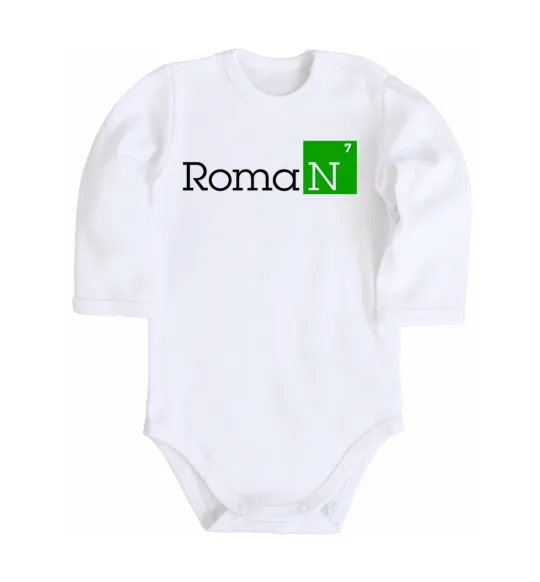 Детский боди Roman Белый фото